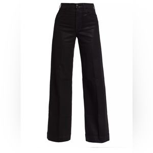 Joe's Jeans Mia Coated High-Rise Wide-Leg Jeans - NWT